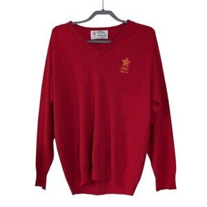 Olympic Games Rare Merch Memorabilia Calgary '88 Winter Sweater L